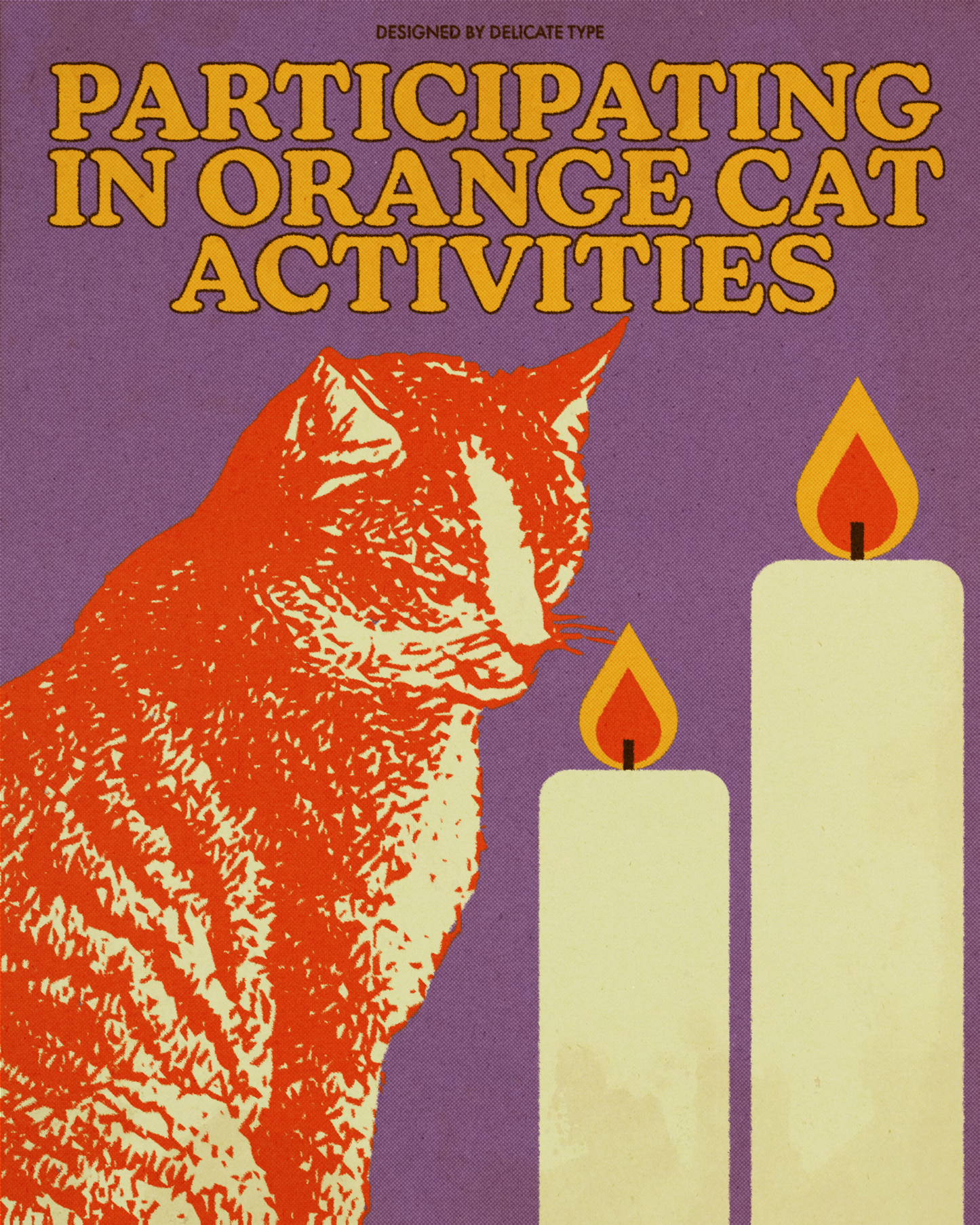 Orange Cat Activities Print