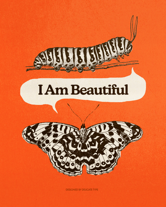 I Am Beautiful Print