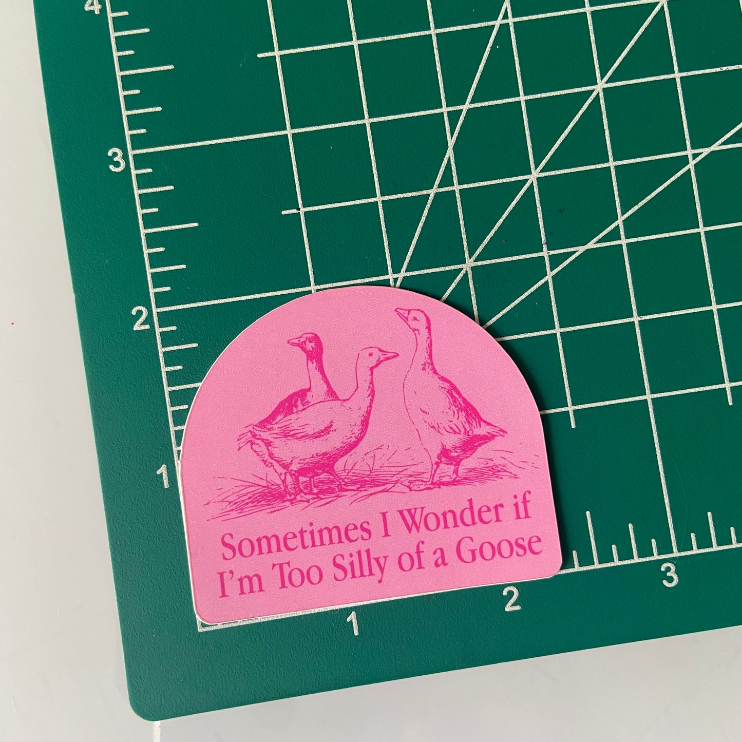 Too Silly of a Goose Sticker