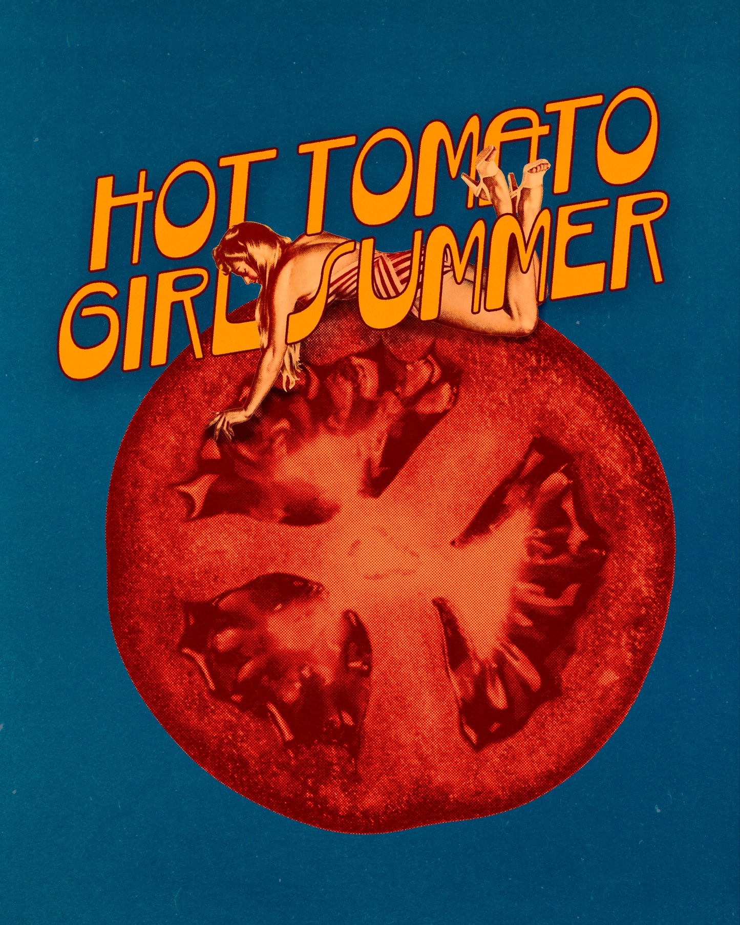 Hot Tomato Girl Summer Print