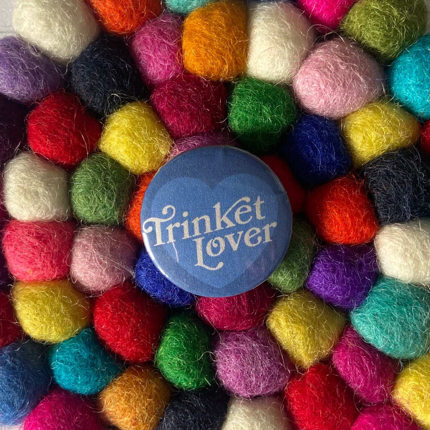 Trinket Lover Button Pin 1"