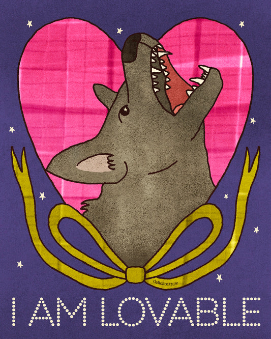 I Am Lovable Print