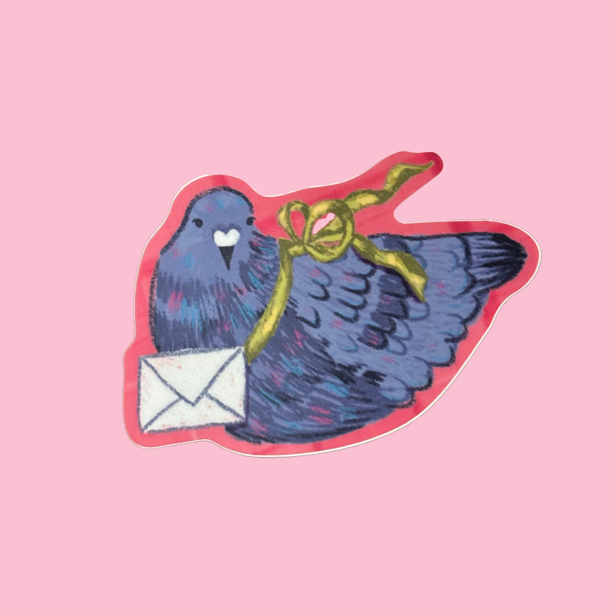 carrier pigeon sticker