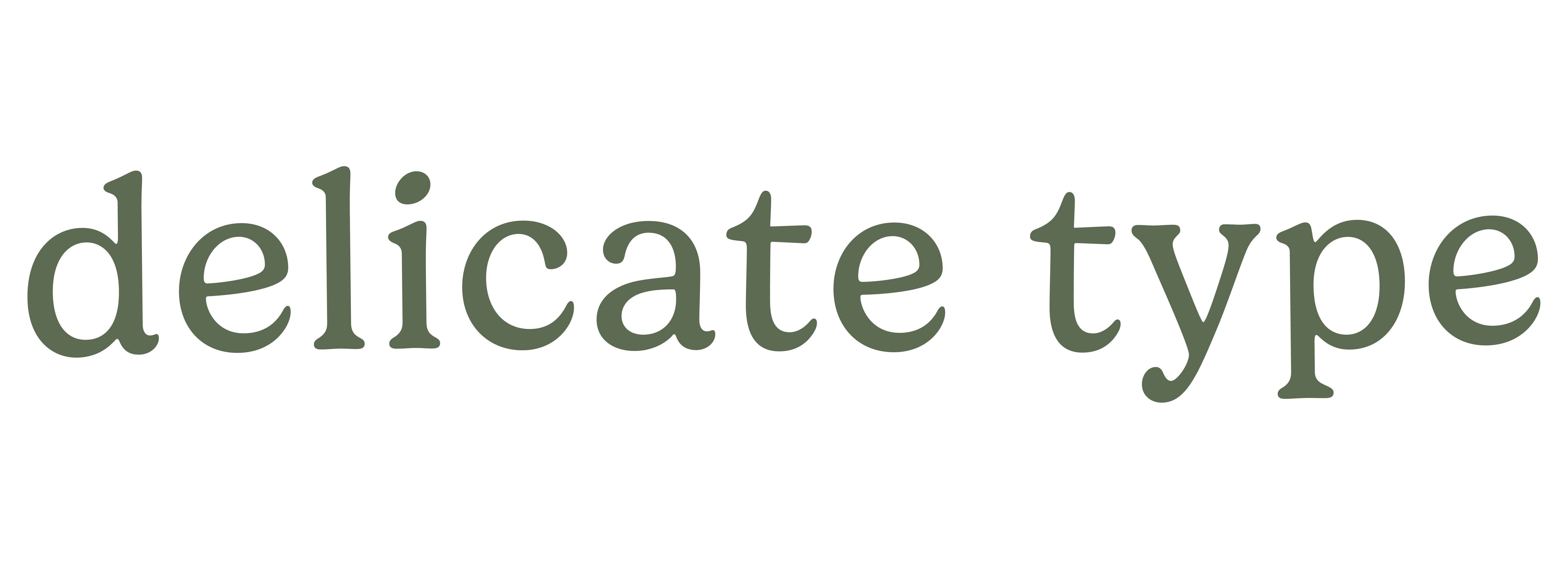 Delicate Type delicate-type
