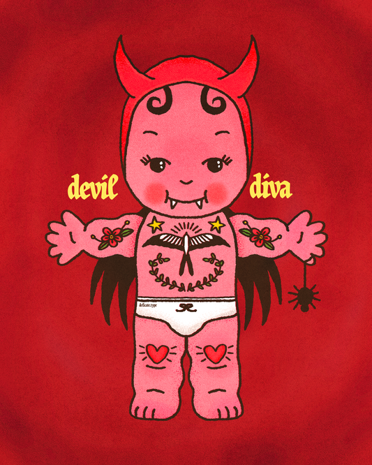 Devil Diva Print