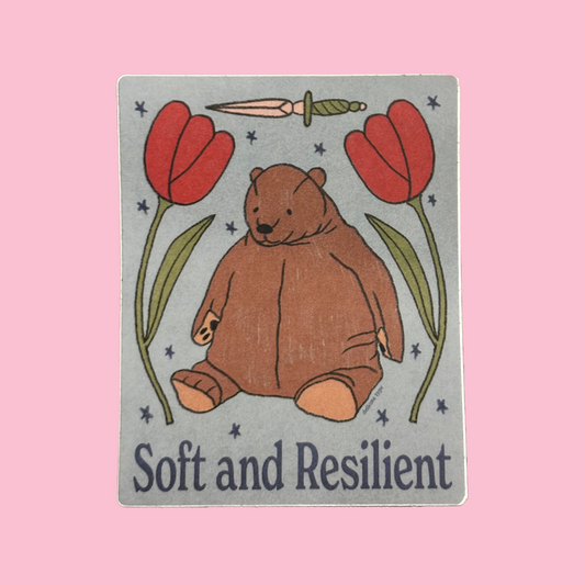 soft and resilient sticker